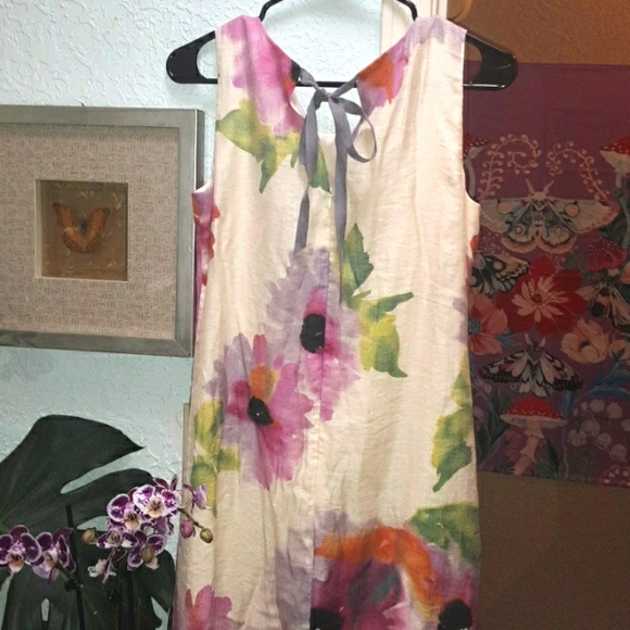 Gorgeous watercolor floral dress womens Petite 6🌸😍😀 - Picture 6 of 11